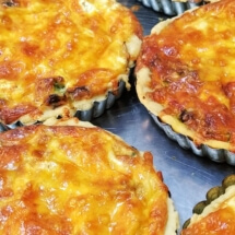 Quiche cu somon (